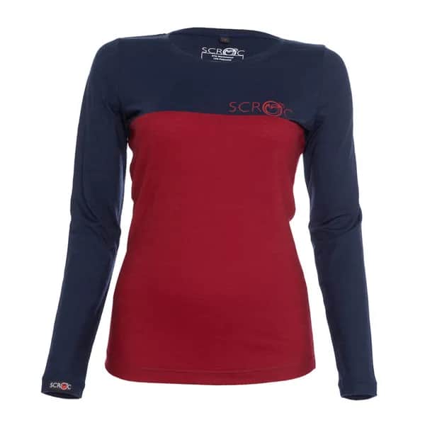sMerino 155 Shirt Teo langarm w Dunkelrot L