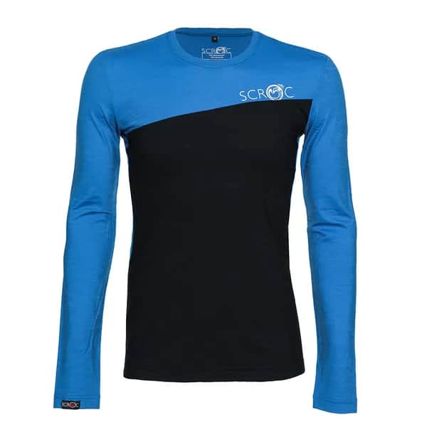 sMerino 160 Shirt Dukolora langarm Blau L
