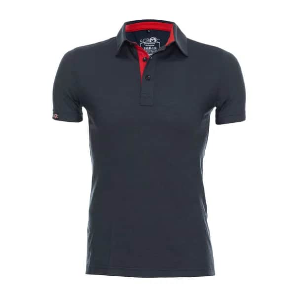 sMerino 160 Polo Solida Graphite L