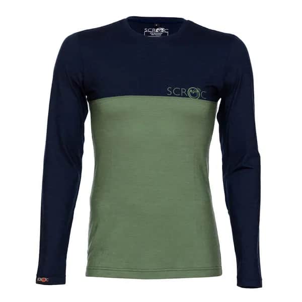 sMerino 155 Shirt Teo langarm Olivgrün L