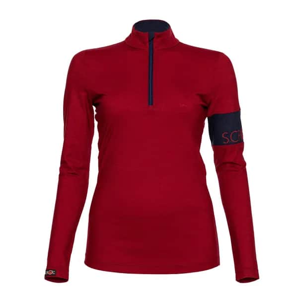 sMerino 155 Shirt Valo langarm w Dunkelrot L