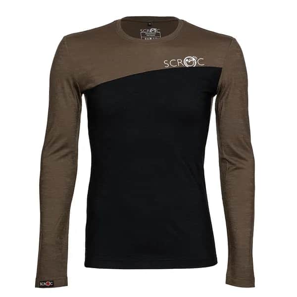 sMerino 160 Shirt Dukolora langarm Mokka L