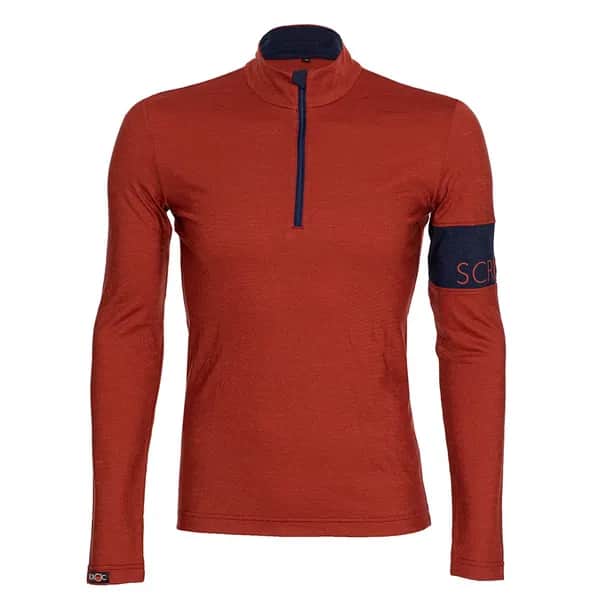 sMerino 155 Shirt Valo langarm Rostbraun L