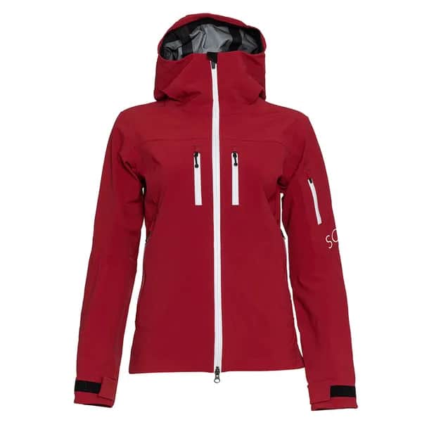 sMerinoshell Jacke Selo w Dunkelrot L