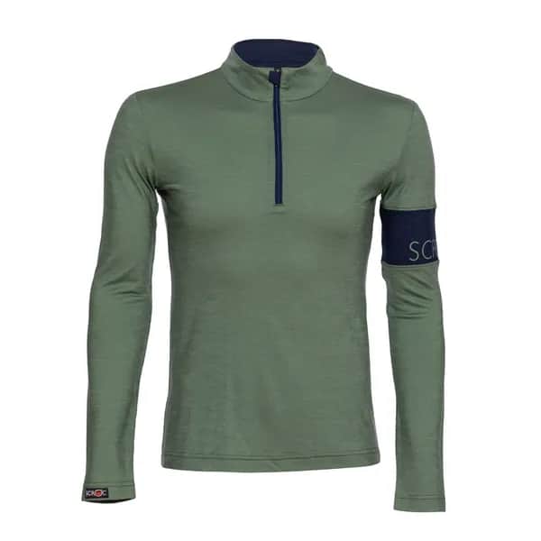 sMerino 155 Shirt Valo langarm Olivgrün L