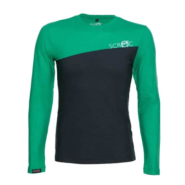 sMerino 160 Shirt Dukolora langarm Grün L