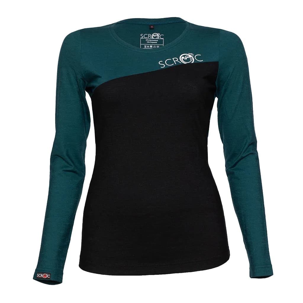 sMerino 160 Shirt Dukolora langarm w Petrol L