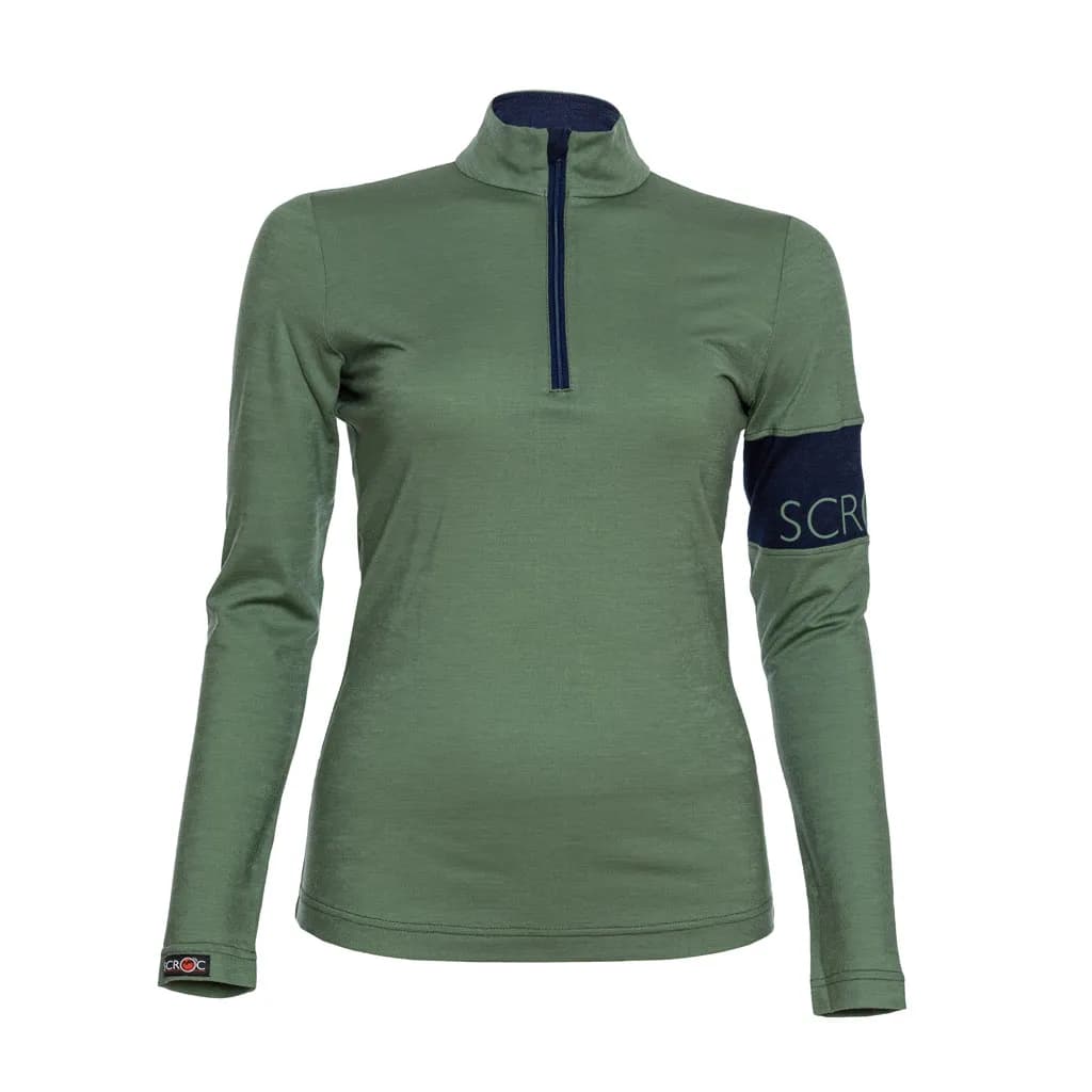 sMerino 155 Shirt Valo langarm w Olivgrün L