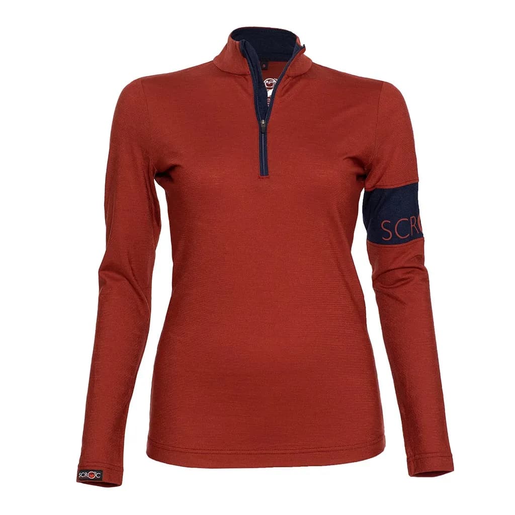 sMerino 155 Shirt Valo langarm w Rostbraun L
