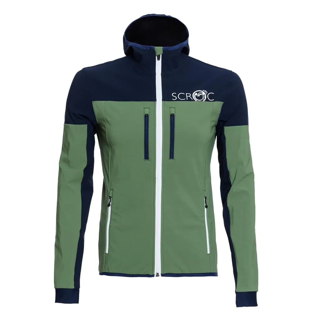 sWooltec Merino Jacke Caro Olivgrün L