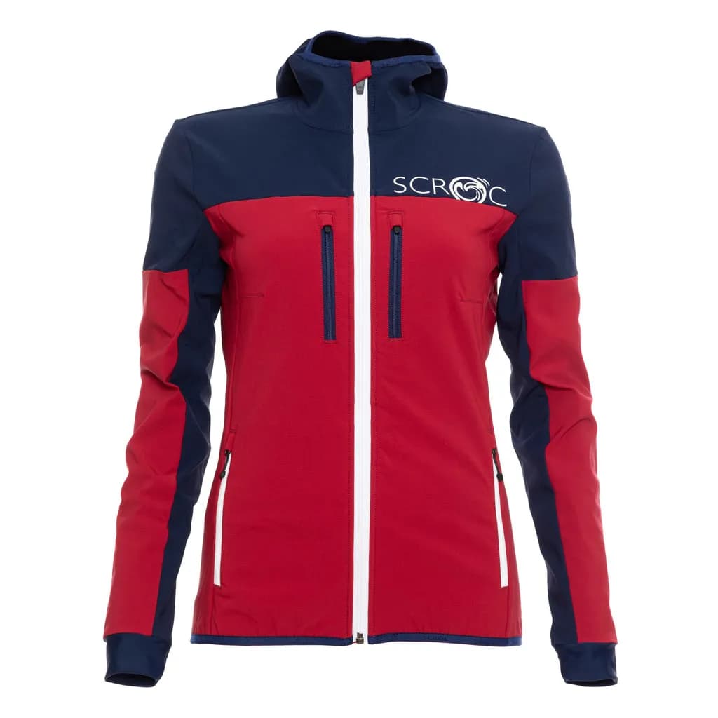 sWooltec Merino Jacke Caro w Dunkelrot L
