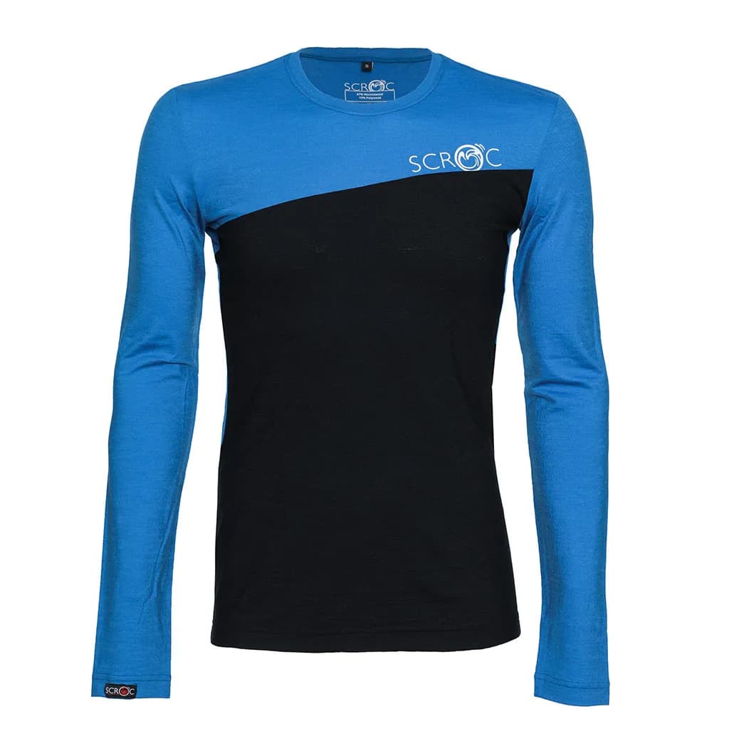 sMerino 160 Shirt Dukolora langarm Blau L