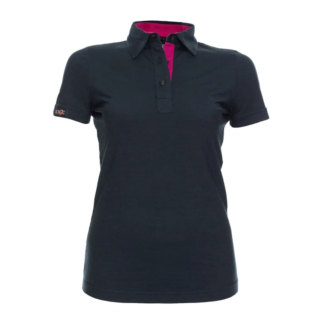 sMerino 160 Polo Solida w Graphite L