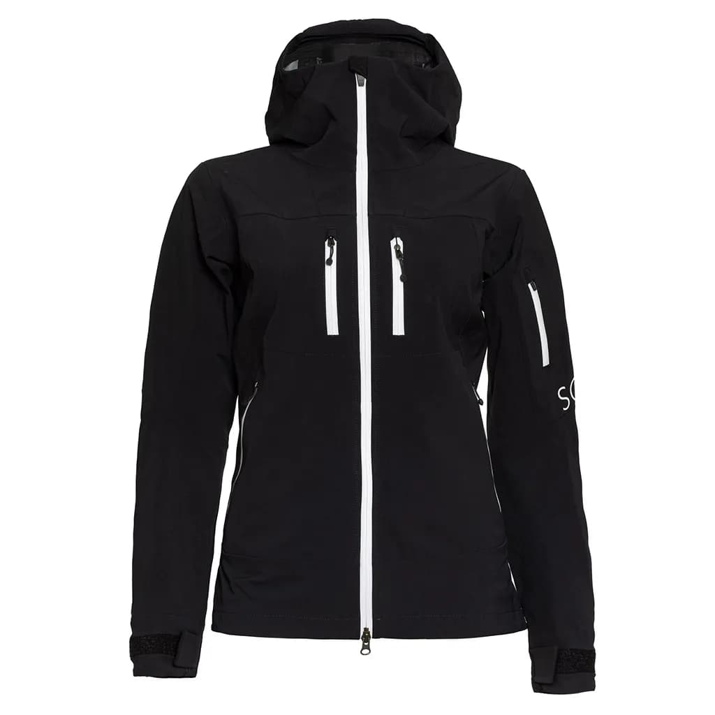 sMerinoshell Jacke Selo w Schwarz L