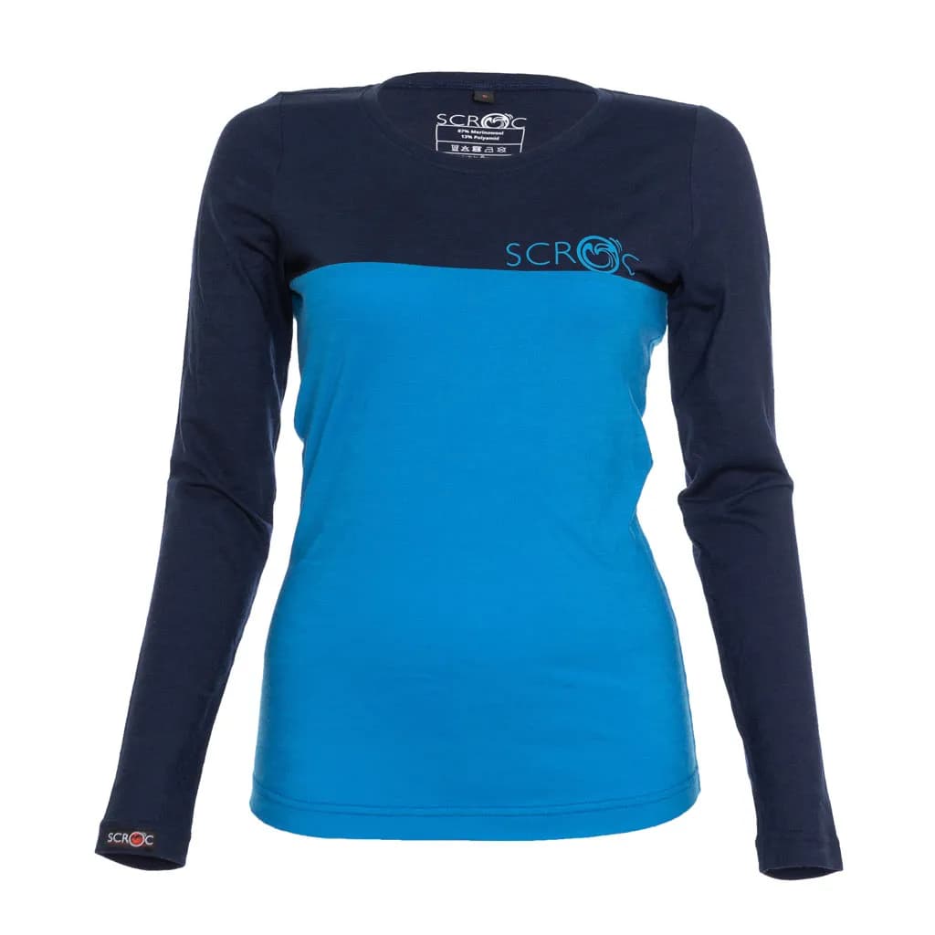 sMerino 155 Shirt Teo langarm w Blau L