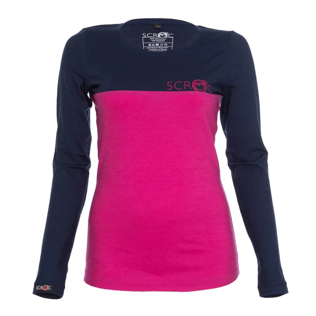 sMerino 155 Shirt Teo langarm w Pink L