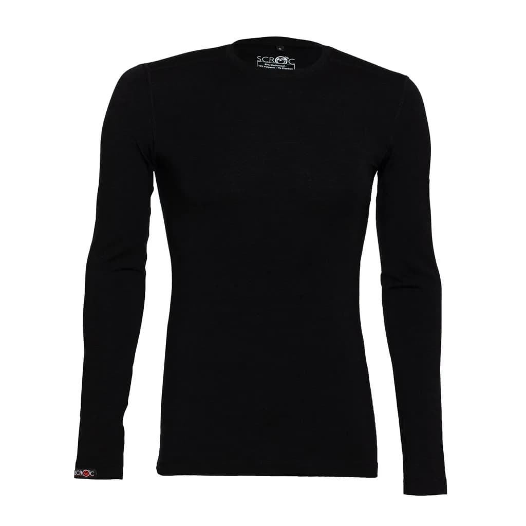 sMerino 190 Shirt Junto langarm Schwarz L
