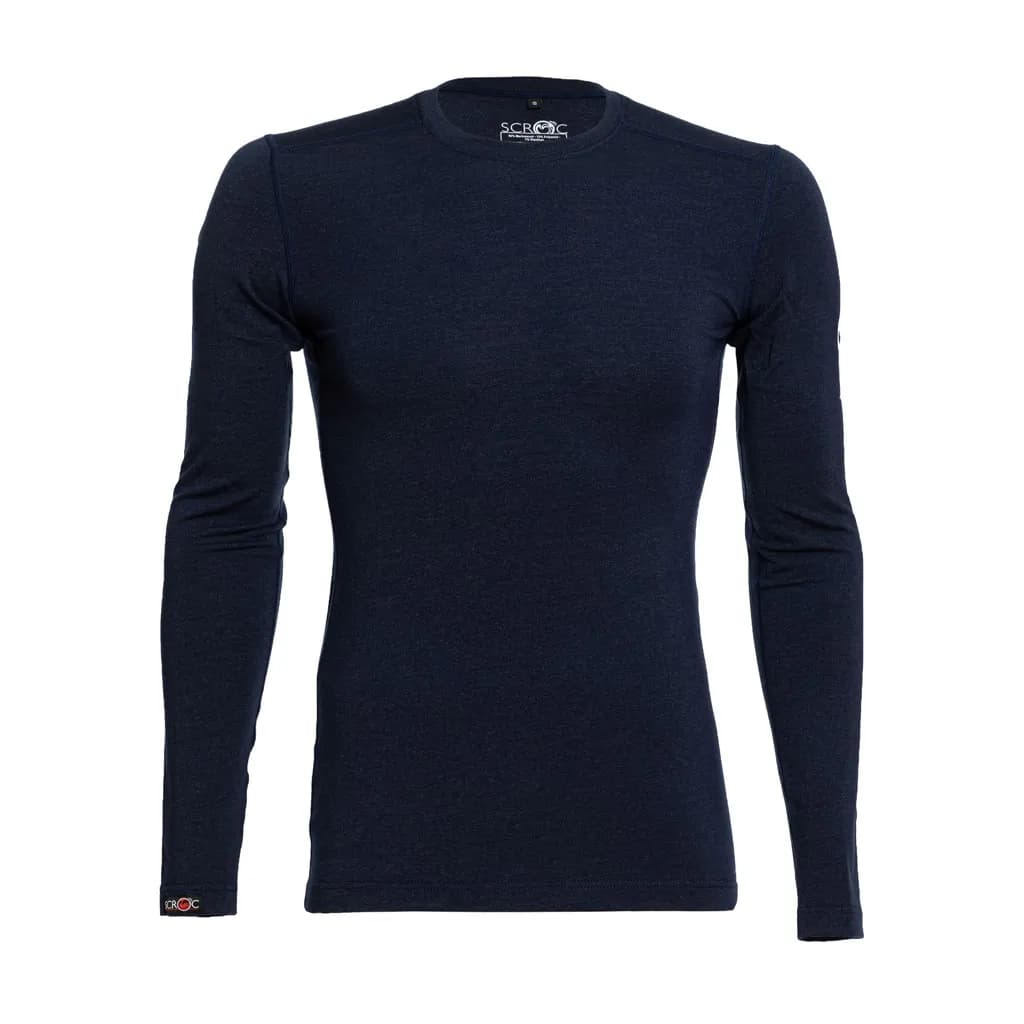 sMerino 190 Shirt Junto langarm Dunkelblau L