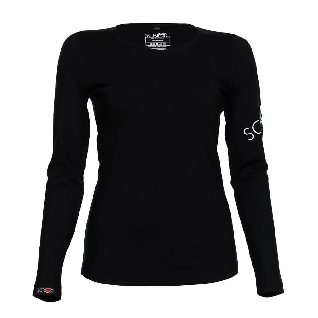 sMerino 160 Shirt Etera langarm w Schwarz L