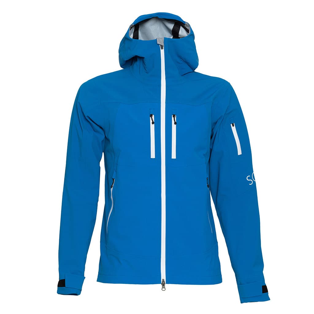 sMerinoshell Jacke Selo Blau L