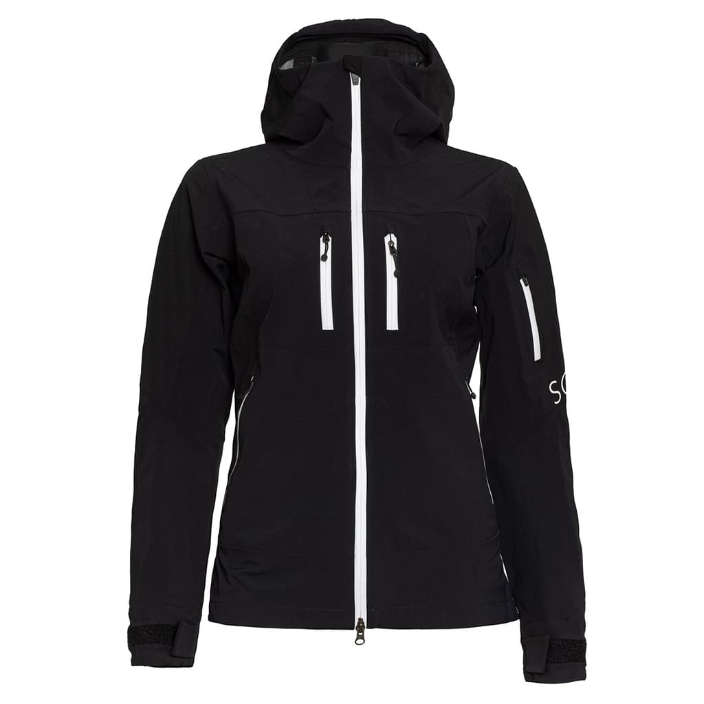 sMerinoshell Jacke Selo w Schwarz L
