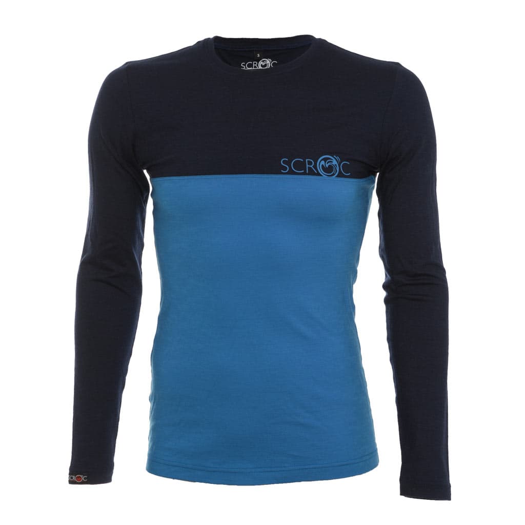 sMerino 155 Shirt Teo langarm Blau L