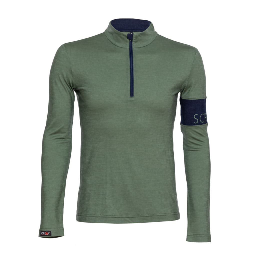 sMerino 155 Shirt Valo langarm Olivgrün L