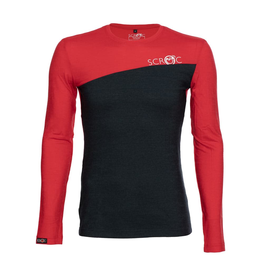 sMerino 160 Shirt Dukolora langarm Rot L