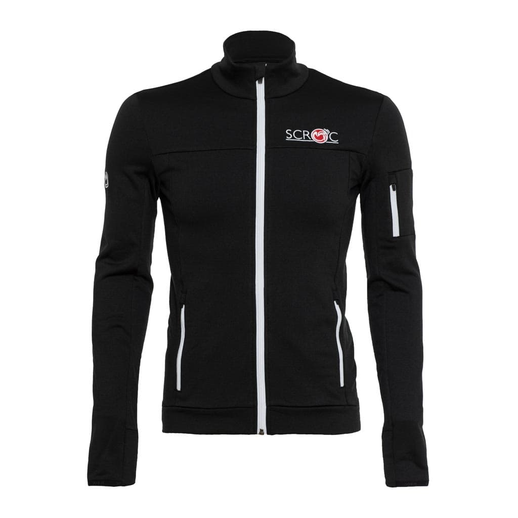 sFleece Merino Jacke Varma Schwarz L