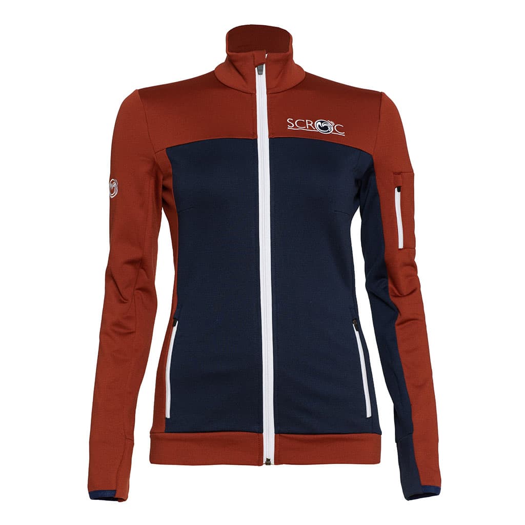 sFleece Merino Jacke Varma w Rostbraun L