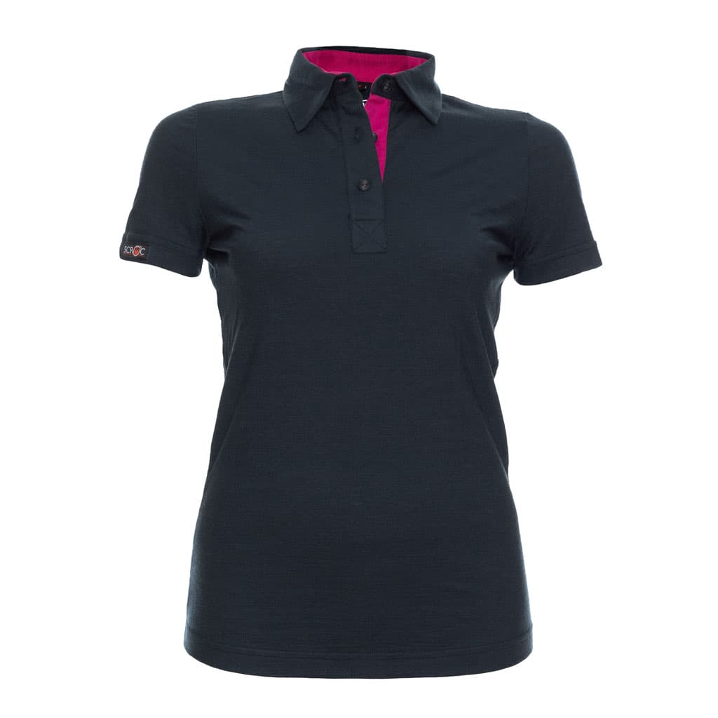 sMerino 160 Polo Solida w Graphite L