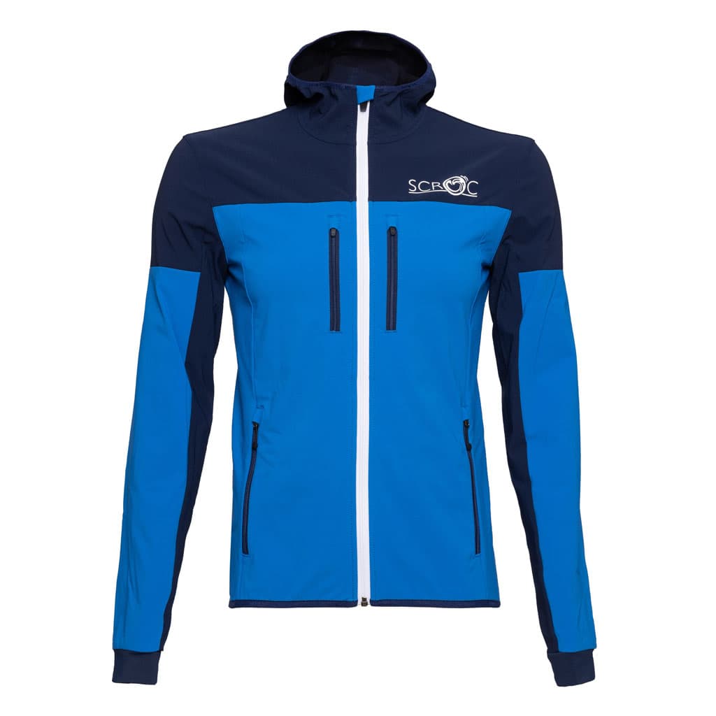 sWooltec Merino Jacke Caro Blau L