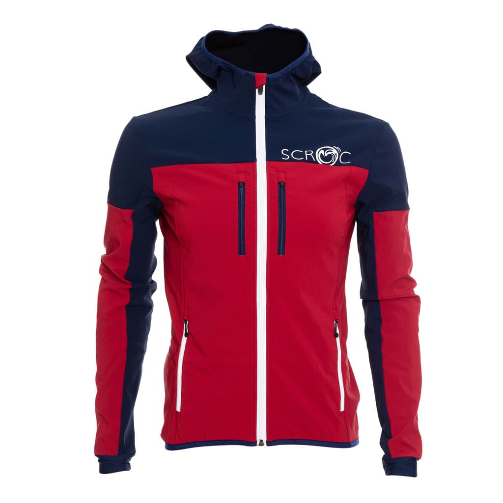 sWooltec Merino Jacke Caro Dunkelrot L