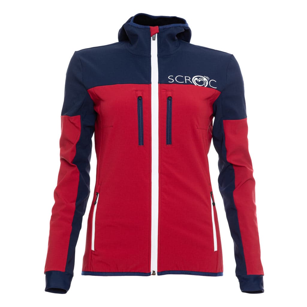 sWooltec Merino Jacke Caro w Dunkelrot L