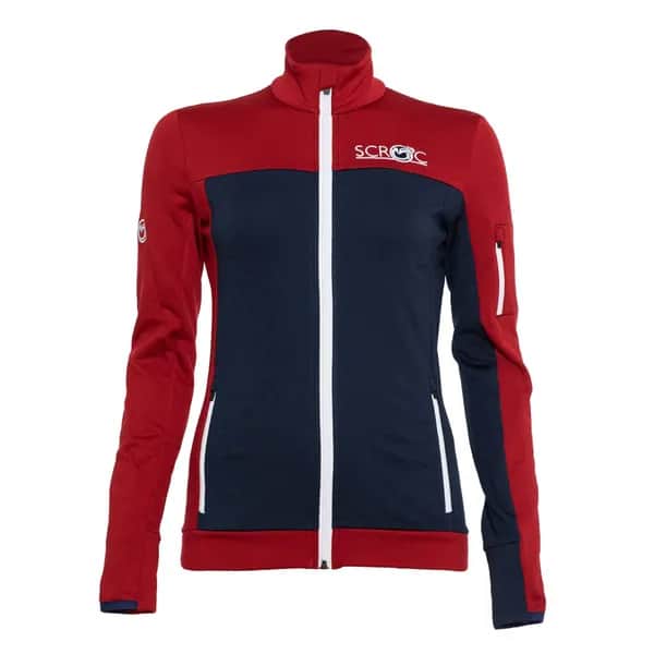 sFleece Merino Jacke Varma w Dunkelrot L