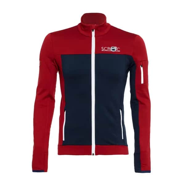 sFleece Merino Jacke Varma Dunkelrot L