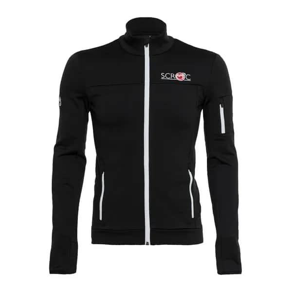 sFleece Merino Jacke Varma Schwarz L