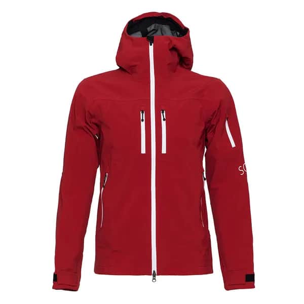 sMerinoshell Jacke Selo Dunkelrot L