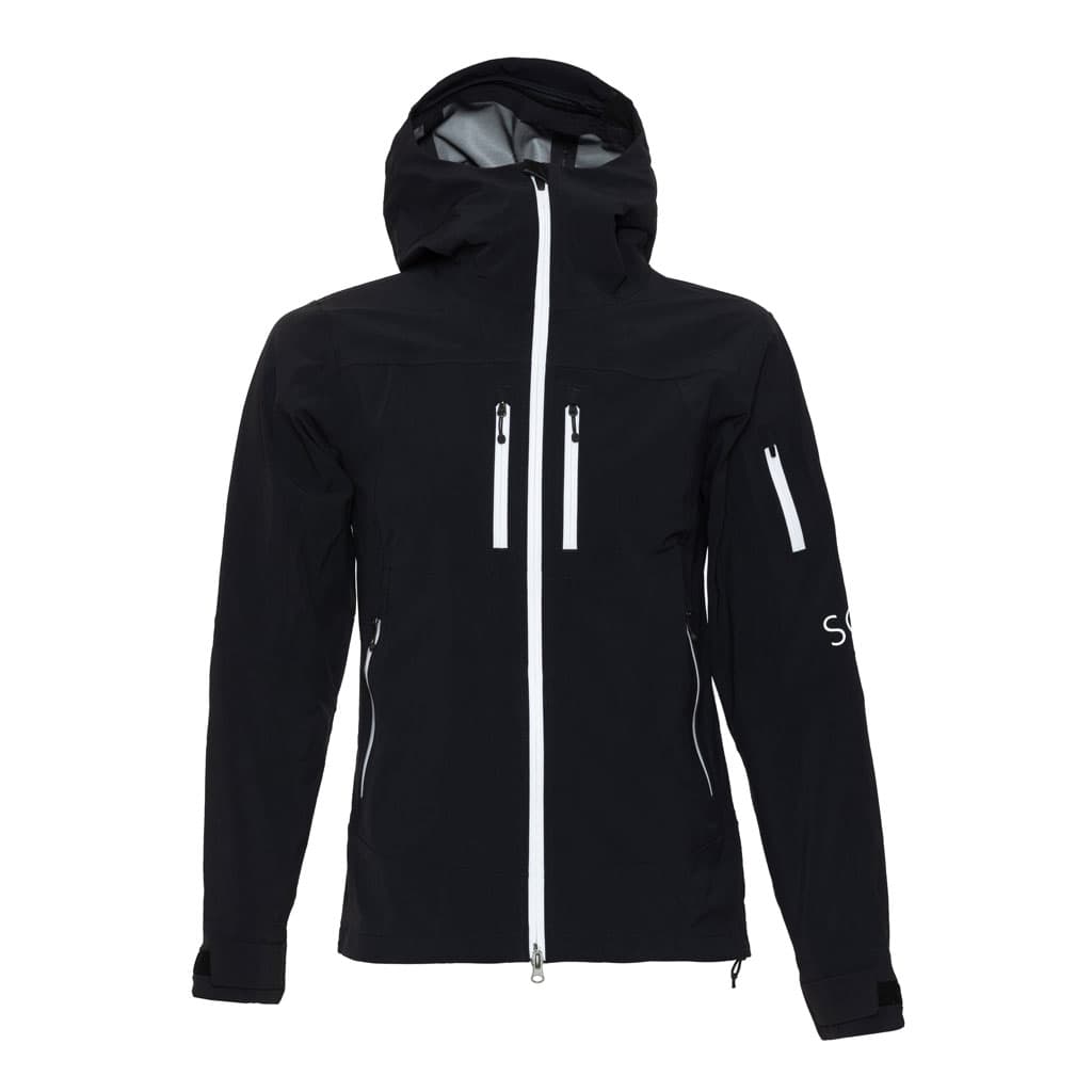 sMerinoshell Jacke Selo Schwarz L
