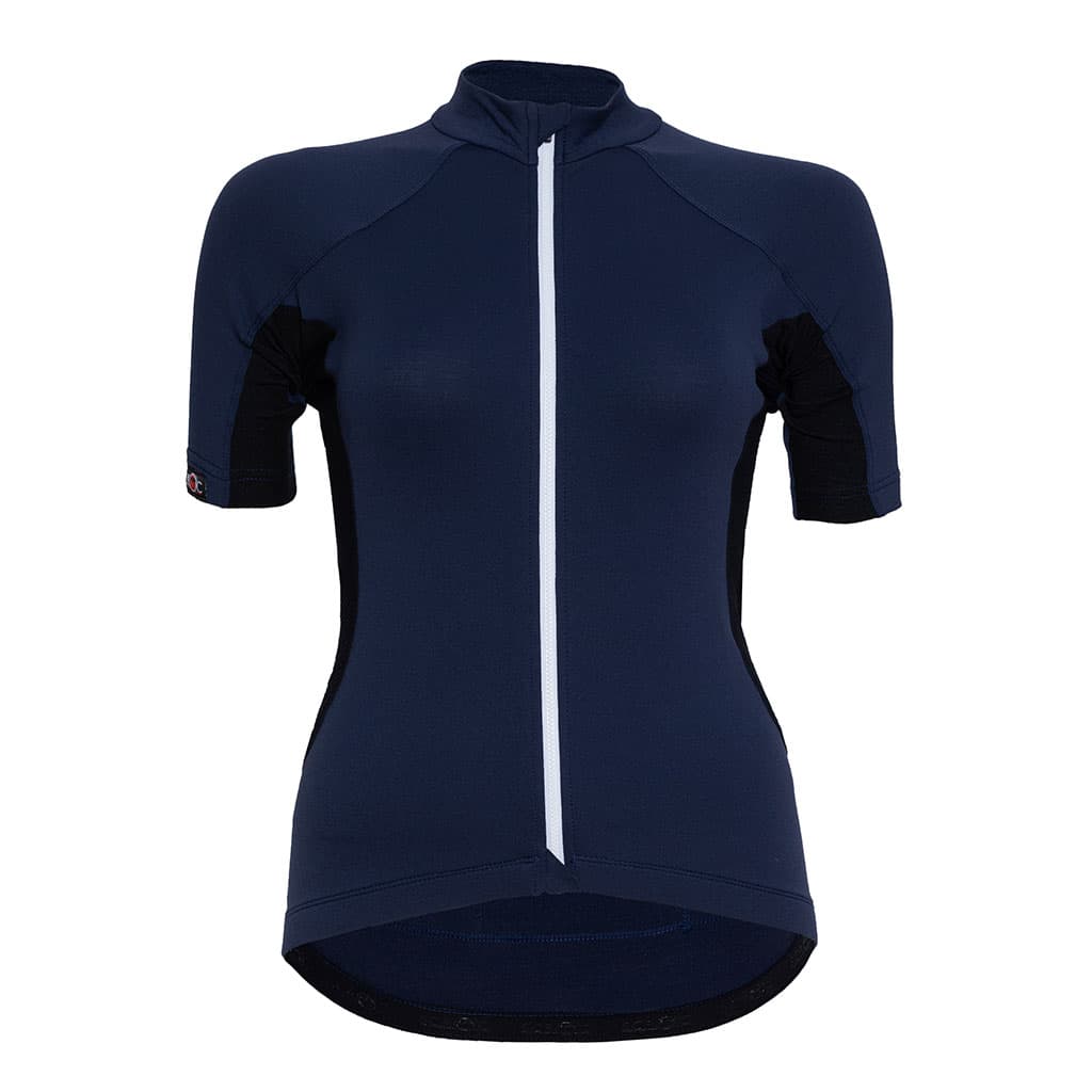 sMerino 155 Bike Trikot Fama w Dunkelblau L