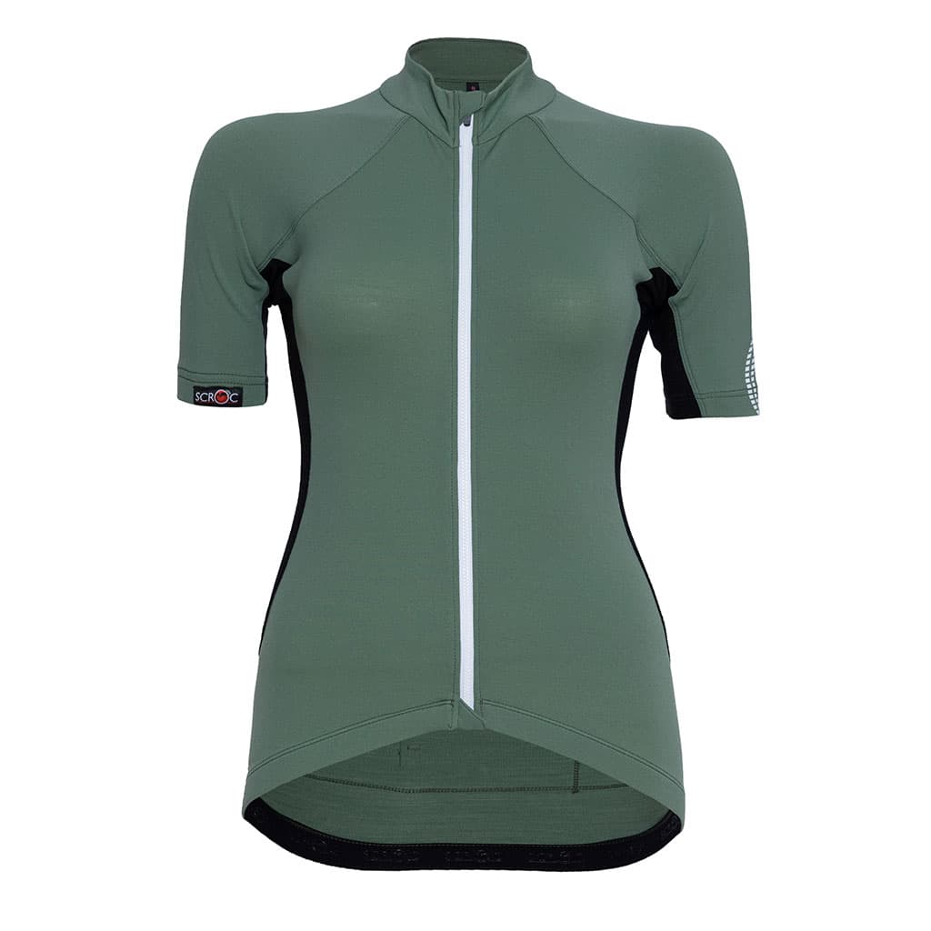 sMerino 155 Bike Trikot Fama w Olivgrün L