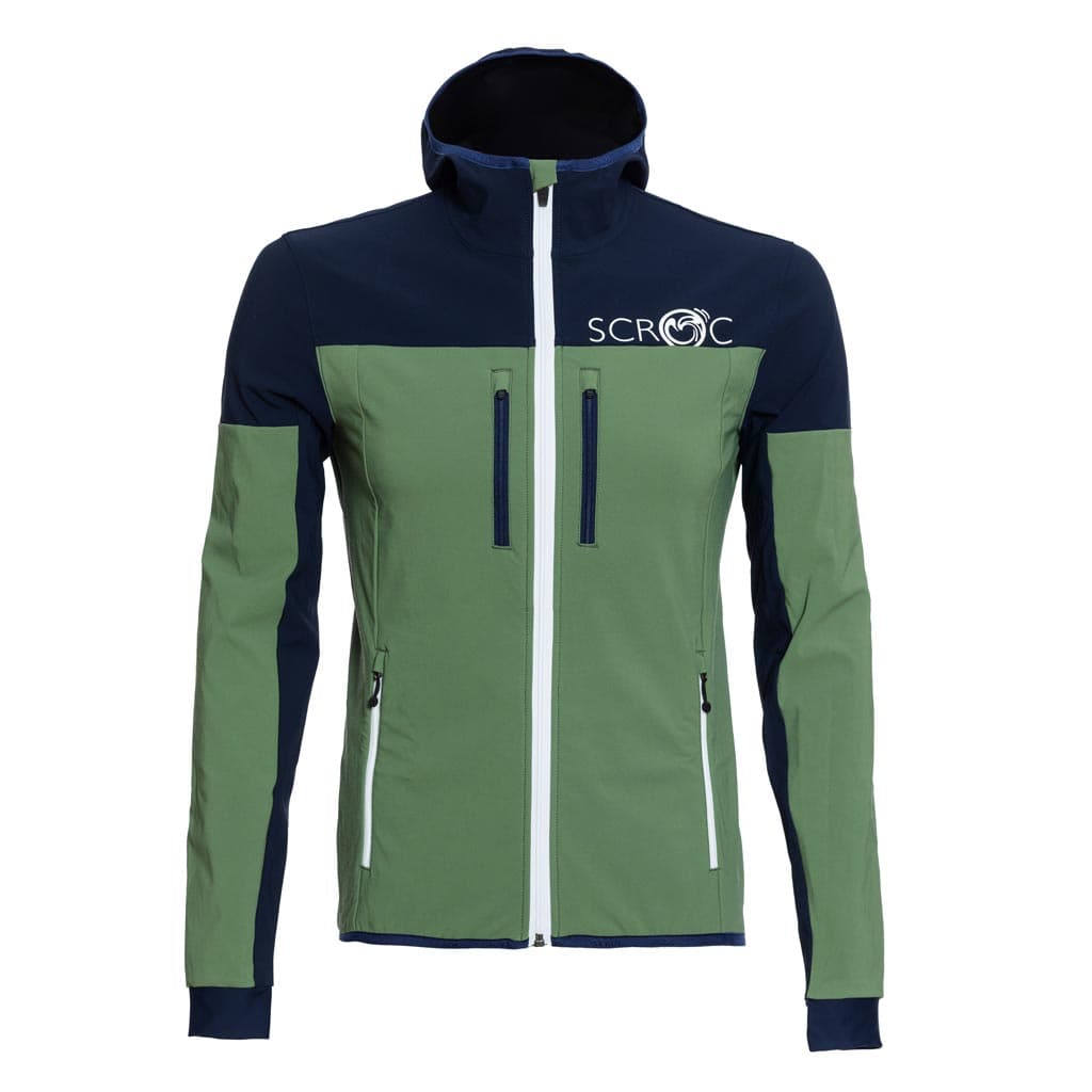 sWooltec Merino Jacke Caro Olivgrün L